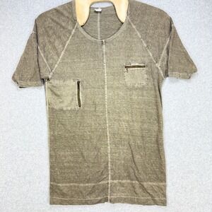 Poetry Short Sleeve Tee Women 12 Olive Hemp Cotton Blend Gorpcore Minimalist